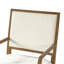 Chaise de salle à manger avec accoudoirs en bois d'hévéa Rexton-134036790-134036789