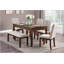 Banc de chenille foncé 1pc