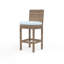 Havana Wicker Outdoor Stool with Sunbrella Cushion-1513134892-1513135056