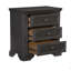 Table de chevet 3 tiroirs 1pc