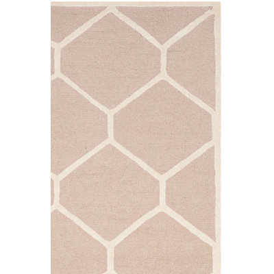 Cannen Hand Tufted Wool Geometric Rug