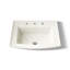 Archer® Vitreous China Rectangular Drop-In Bathroom Sink with Overflow-1028228901-1019974139