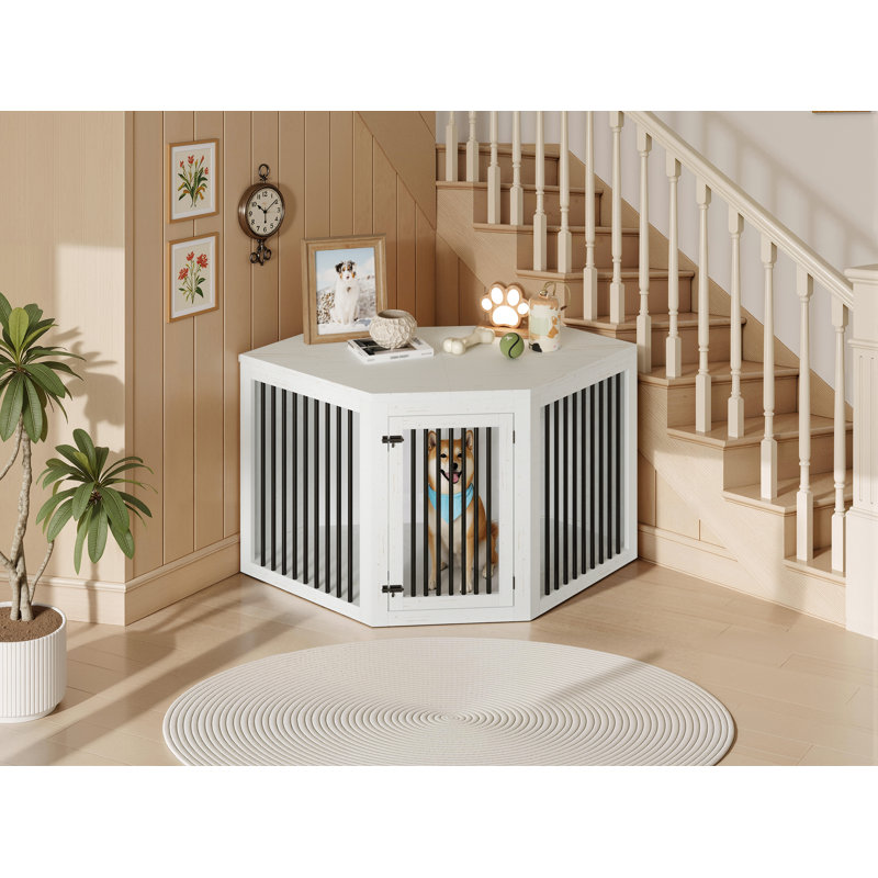 Cage pour chien Aletza, Blanc