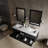 60" Wall-Mounted Double Bathroom Vanity Set-82339539-82339538