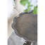 Table d'appoint 16,9 x 16,9 x 19,7 feuilles, finition argent antique