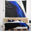 Tapisserie bleue scintillante Abstract-28505323