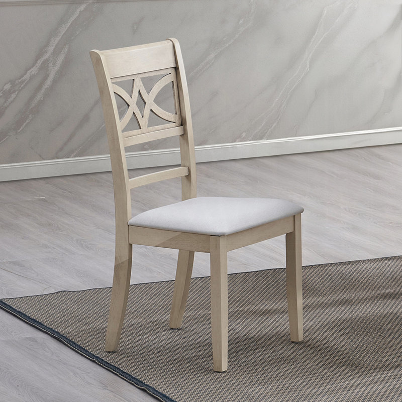 Chaise d'appoint sans accoudoirs Maisons (gris) (ensemble de 2)