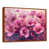 Toile avec cadre flottant brun