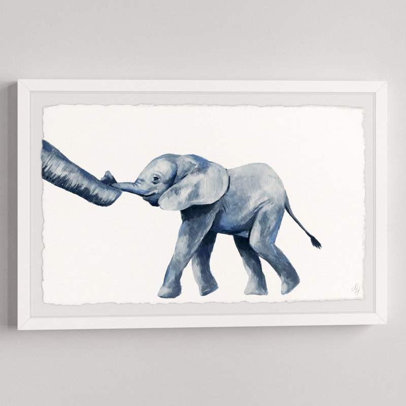«Emelia Elephant Trunks», reproduction encadrée, H 20 po x l 30 po x P 1,5 po
