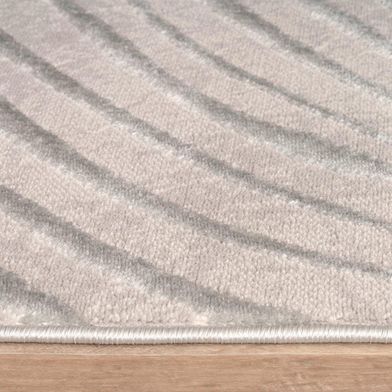 Aatiqah Machine Woven Palm Leaf Area Rug, Rectangle 7'11" x 11'2"