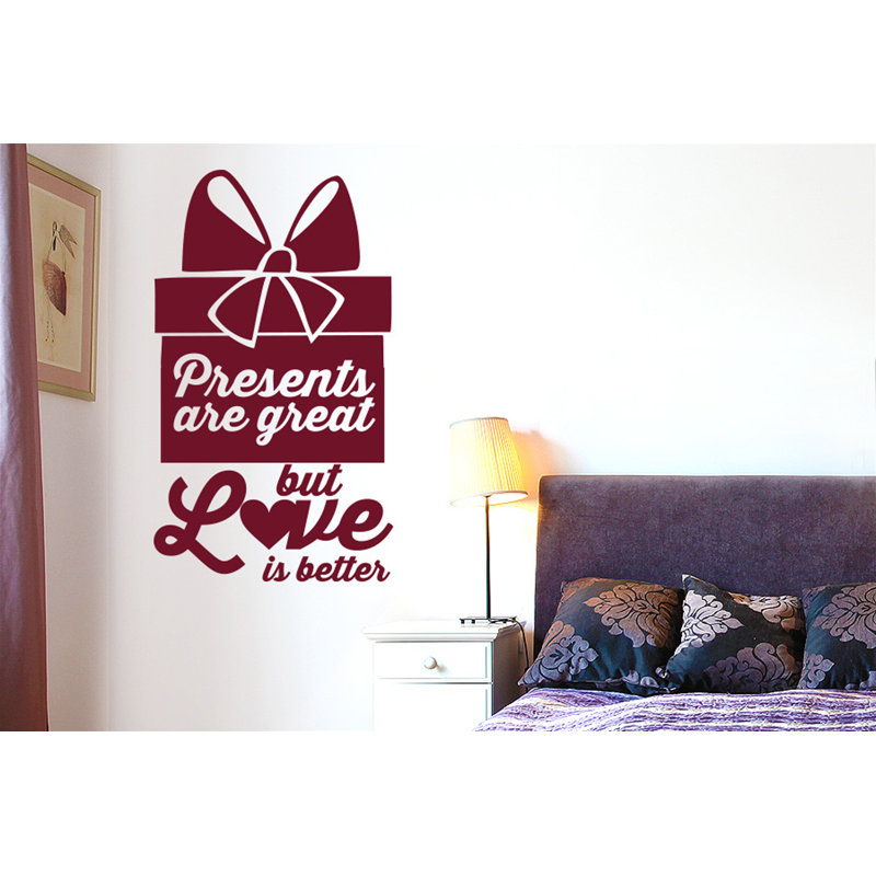 Wall Decal, Burgundy