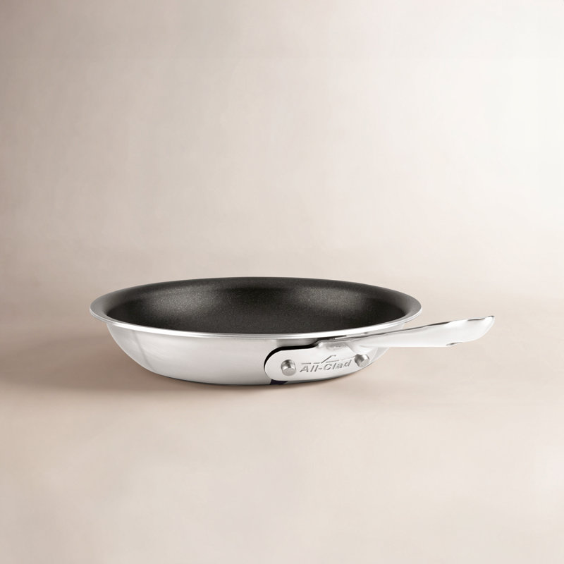 All-Clad D5® Brushed Steel Non-Stick Frying Pan, 8"