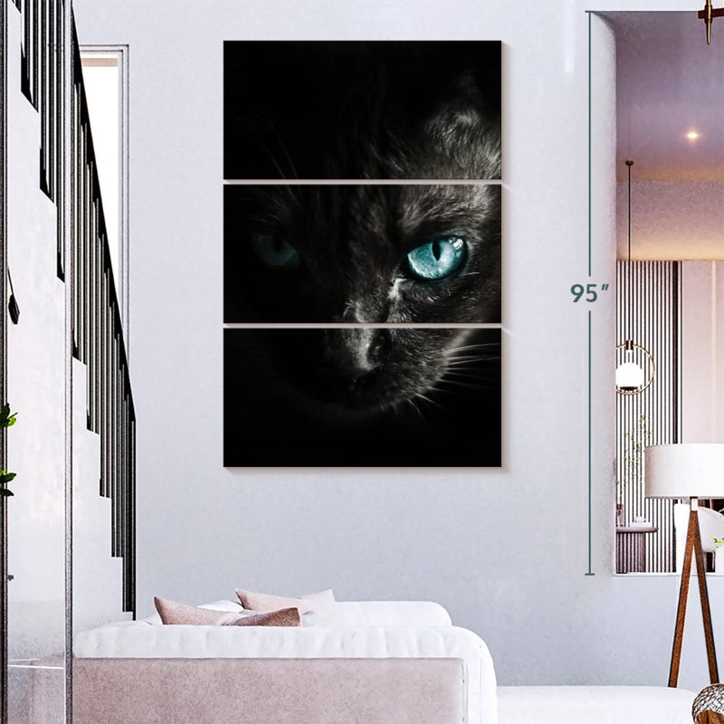 Brampt Scary Cat, 74" H x 48" W