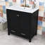 Meuble-lavabo avec lavabo simple, 2 portes et tiroir-1021707694