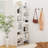 2PCS 11-Tier Bookcase w/ Anti-Tipping Kits Wood Display Shelf Tree-Shaped-1611148723