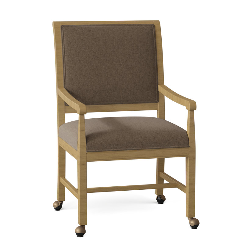 Lori 19.5'' H Upholstered Beech Armchair, Hazelnut, 9409 Sage