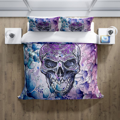 Ensemble de housse de couette Skull