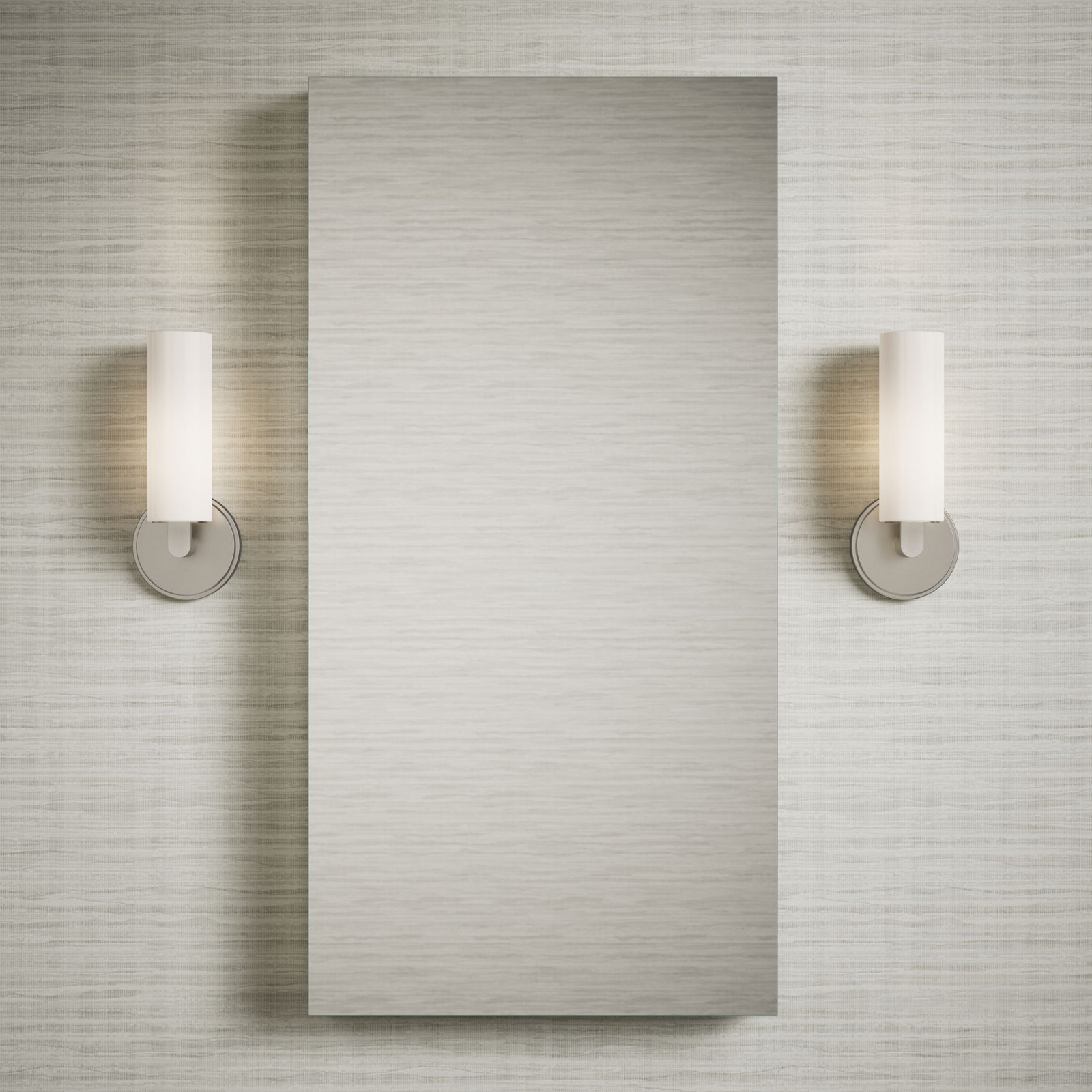 Maxstow Surface Mount Frameless Medicine Cabinet with 4 Fixed Shelves, 40" H x 20" W x 3.5" D