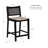 Donner Cane Back Upholstered Seat Count Bar Stool-89284722-89284724