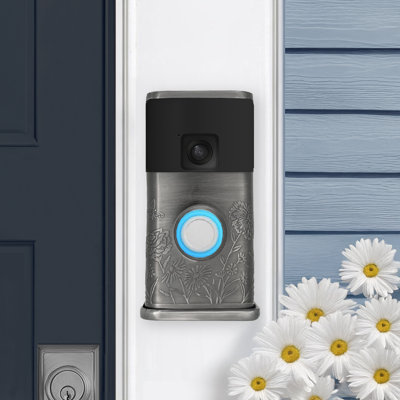 Couvre-sonnette de jardin vidéo - Compatible avec sonnette de porte (2024)