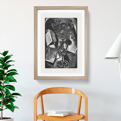 Bouquet of Flowers by Paul Nash - Picture Frame Drawing