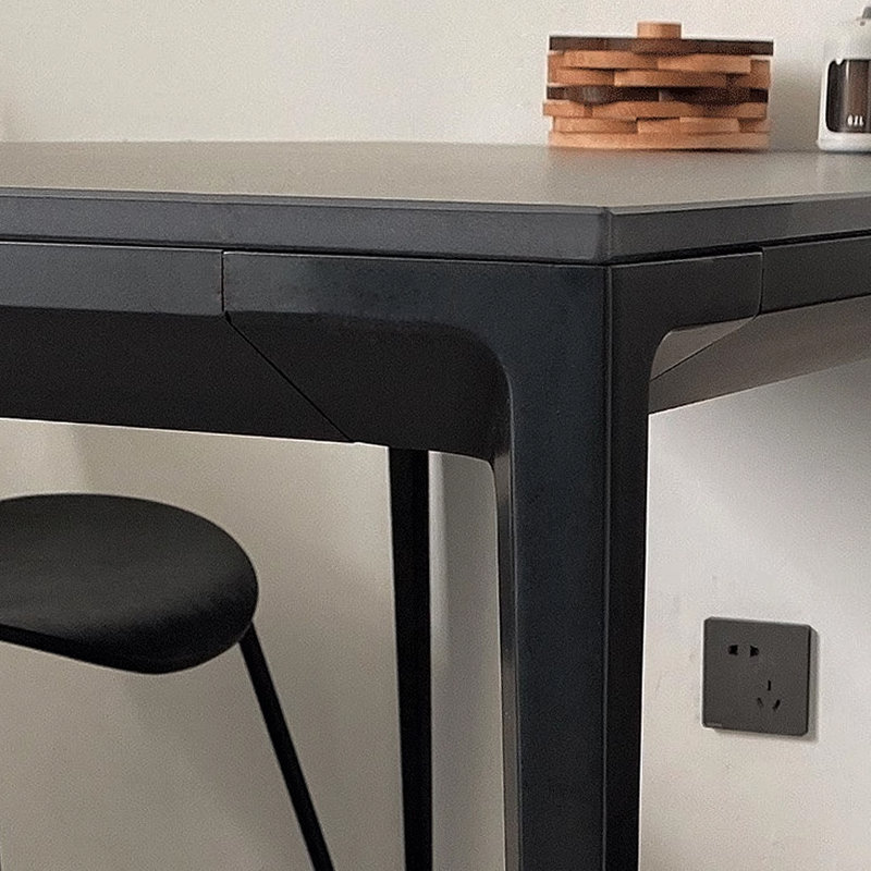 Table rectangulaire moderne et minimaliste, H 29,53 po x l 86,62 po x L 35,43 po