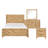 Claudette Solid Wood Bed Frame-114882679-114311292