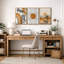 "Mid Western Modern Boho" Western Orange Brown Sun-73721075-73721076