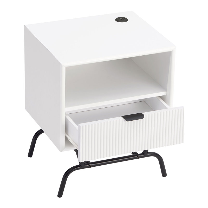 Ensemble de tables basses 2 pièces Ayvia, Blanc