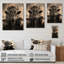 Dimitri - Animaux, reproduction sur bois de pin naturel-1068518295