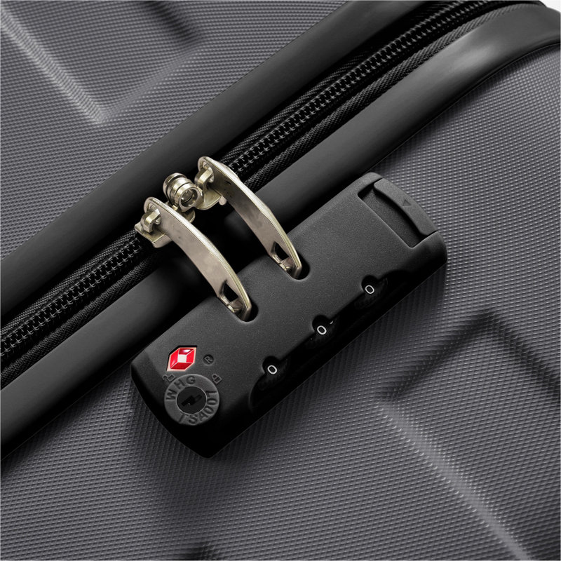 Nouveau modèle de valise rigide 3 pièces en ABS rigide Hardshell avec serrure TSA 20 "24" 28 "