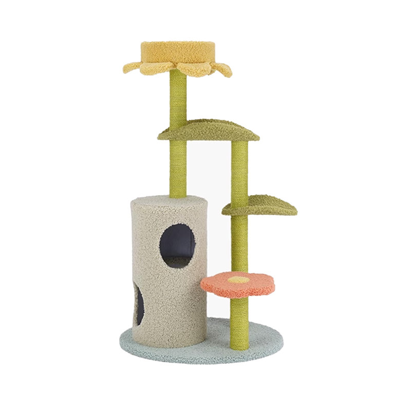 4 Tiers Cat Tree with Condons,Perch,Scratching Posts