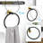 8-Piece Bathroom Hardware Set SUS304 Stainless Steel Wall Mounted Towel Bar Toilet Paper Holder And Hooks-114389630