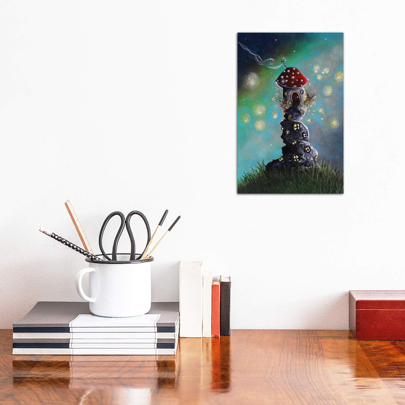 Home for the Night 1 Piece Wrapped Canvas Wall Art, 20.32 cm H x 30.48 cm W