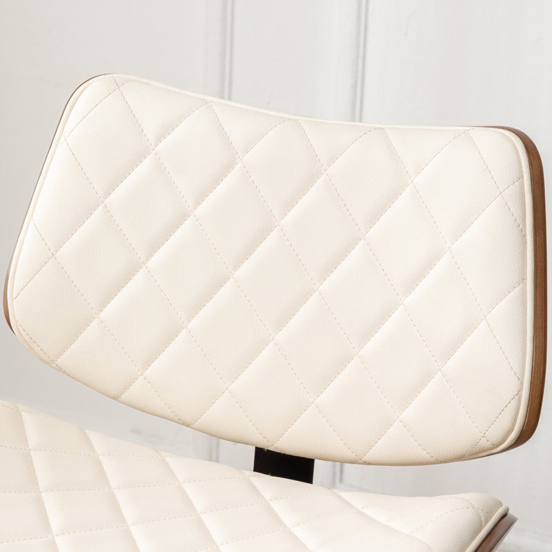Tabourets de bar rotatifs à hauteur ajustable Odawa (ensemble de 3), Beige