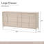 Lotus Bay Dresser, Large - Sand