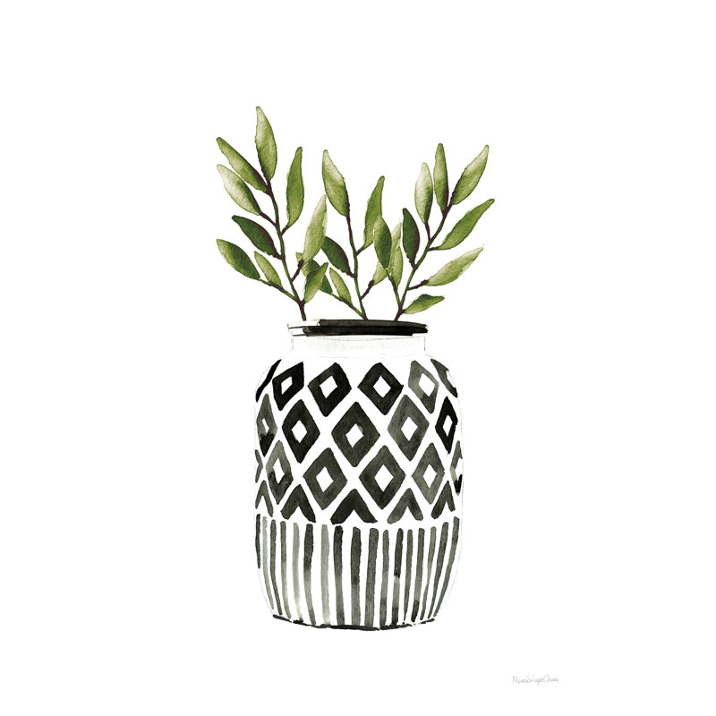 Vases géométriques II - vert, H 18 po x l 12 po