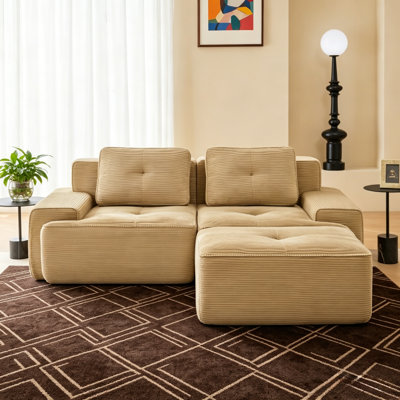 Canapé modulaire en L 82 po Camur