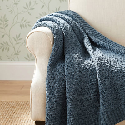 Chunky Chenille Weighted Throw Blanket