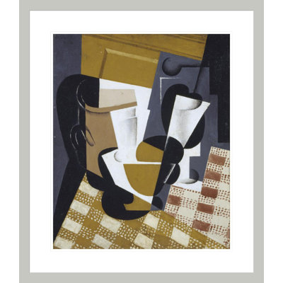 Broc et verre par Juan Gris