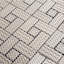 Carreau de mosaïque en porcelaine pour mur et plancher 1 po x 2 po Helix