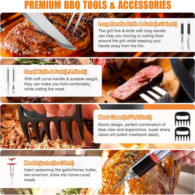 Ensemble d'outils antiadhésifs pour griller