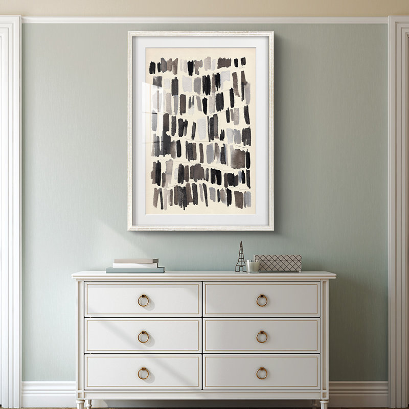 Chalk and Flint IV -Framed Print