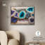 Art géode sur toile minéral multivers -1296122209-1296122211