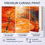 «Orange brun Burritt II», reproduction d'art sur toile, art mural d'automne-2140122495-2140122494