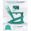 Adirondack Rocking Chairs with Retractable Ottoman-1179754722