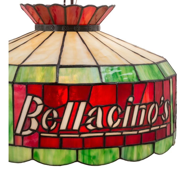 16" Wide Personalized Bellacino's Pendant