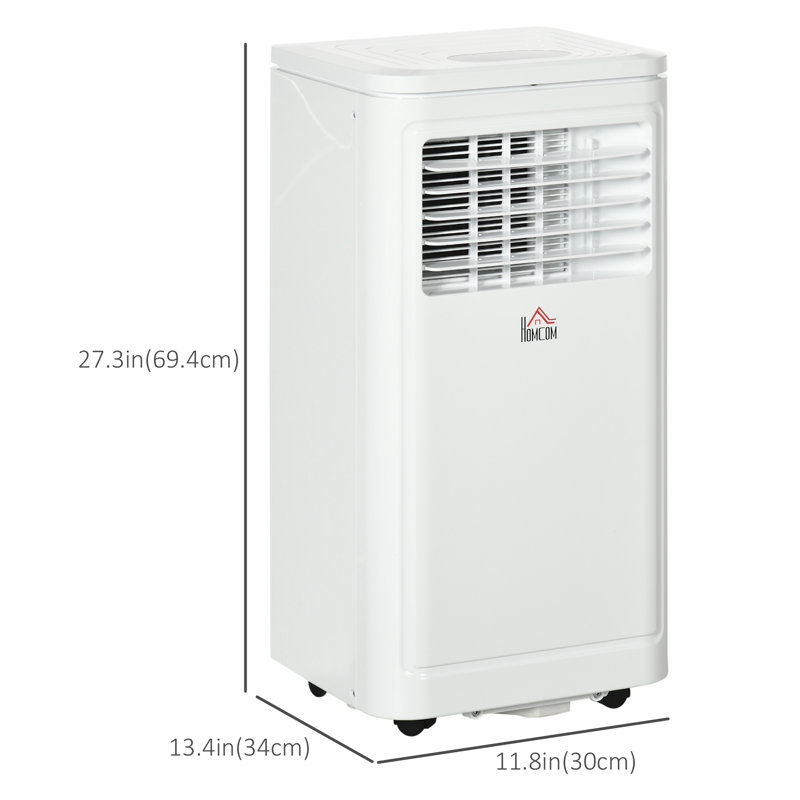 HomCom 8000 BTU Portable Air Conditioner for 344 Square Feet with Remote Included