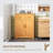 Shenan Solid Wood Freestanding Linen Cabinet