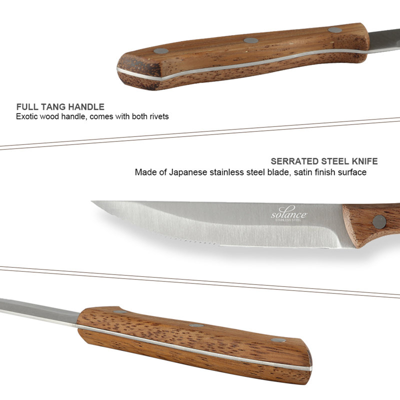 Smokin' Barrels 8 Piece Steak Cutlery Set, Service for 4